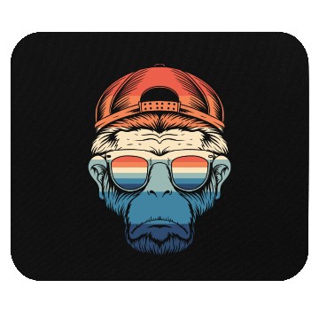 Discover Cheeky Chic: Monkey Face Apparel Mouse Pads