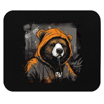 Discover Urban Bear Mouse Pads | Graffiti Style