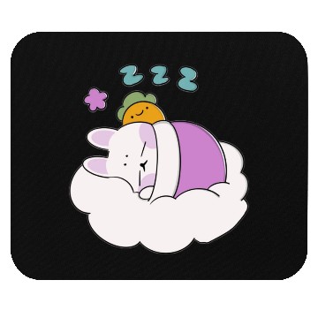 Discover Sleepy Rabbit Mouse Pads
