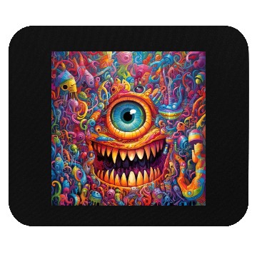 Discover Going On a Little Trip - Cyclops and Teeth Psyched Mouse Pads