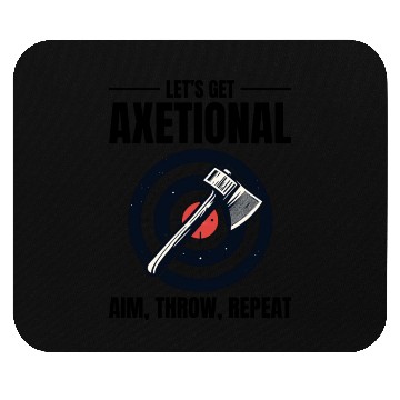Discover Axetional Axe Throwing Bullseye Aim Throw Repeat Mouse Pads