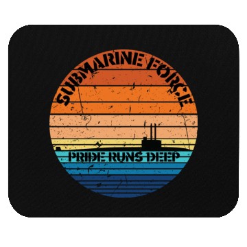 Discover Sunset Navy Submarine Force Pride Runs Deep Mouse Pads
