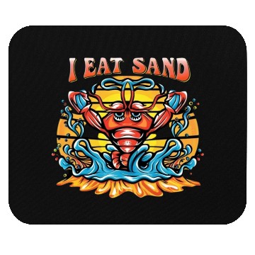 Discover I Eat Sand and Muscular Shrimp Mouse Pads