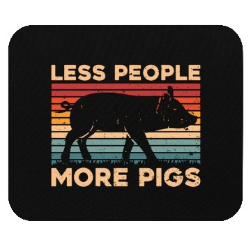 Discover Pig Farming Less People More Pig Livestock Farming Mouse Pads