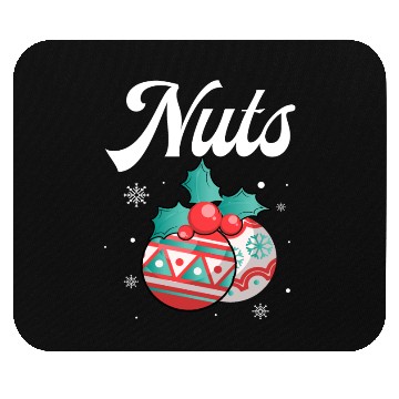 Discover Christmas Nuts Santa Snowflakes Candy Canes Winter Mouse Pads