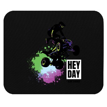 Discover ATV/Quad " Airborne" style logo. By "Hey Day" Mouse Pads