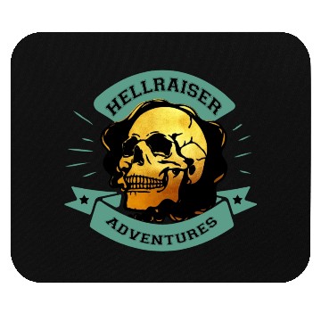 Discover Gilded Skull Hellraiser Adventure Mouse Pads