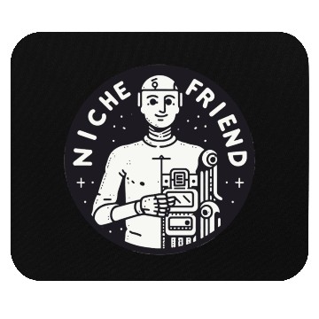 Discover Niche Friend Robot Mouse Pads Cyborg Artificial Intellige