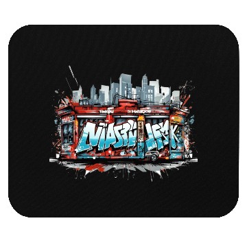 Discover Urban Graffiti Vibes - abstract Street Art Mouse Pads