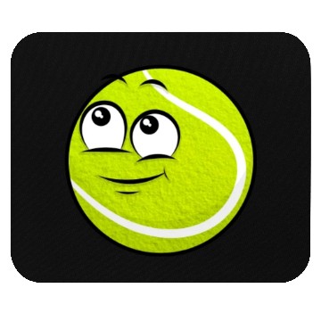 Discover Tennis Fuzzy Balls Mouse Pads