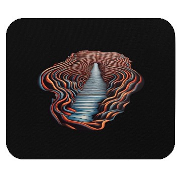 Discover World of 3D Optical Illusions" Mouse Pads