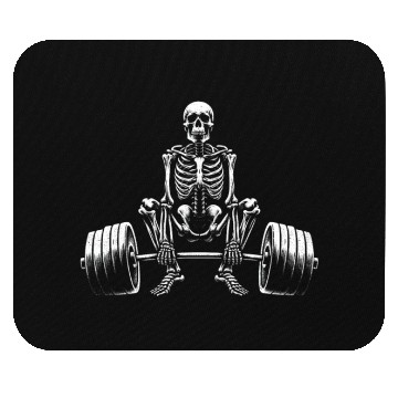 Discover Skeleton Deadlifter Design - Deadlift, Mouse Pads