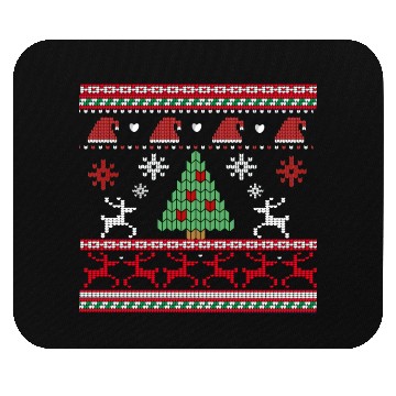 Discover Winter Knitting Funny Holiday Mouse Pads