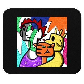 Discover street art bad boy Mouse Pads