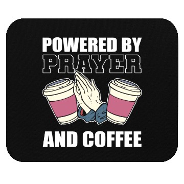 Discover Prayer and Coffee Coffee Lover Gift Mouse Pads