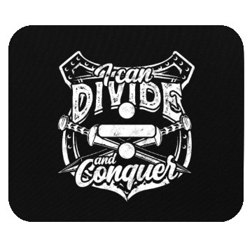 Discover I can divide and conquer - Math Mouse Pads