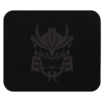 Discover Samurai Helmet Logo Katana Swordsman Mouse Pads