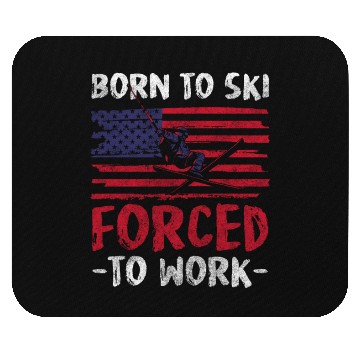 Discover Skiing Mountain Snow Ski Area Mouse Pads