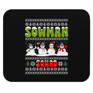 Discover Snowmen Sowman Squad Friends X-Mas Snow Lover Mouse Pads