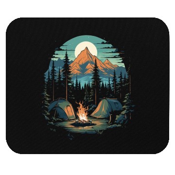 Discover Forest nature trekking adventure Mouse Pads