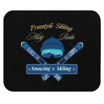 Discover freestyle skiing, redeo, misty Mouse Pads