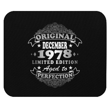 Discover Retro Limited 1978 In December Mouse Pads