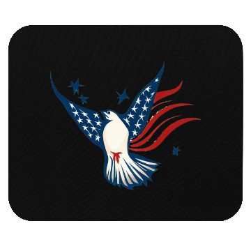 Discover Patriotic Bird Mouse Pads