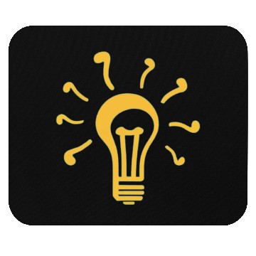 Discover yellow lamp Mouse Pads