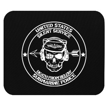 Discover Us Submarine Force Death From Below Silent Service Mouse Pads