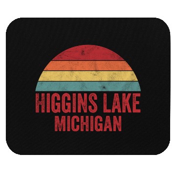 Discover Vintage Higgins Lake Michigan Mouse Pads