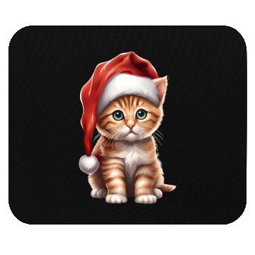 Discover Meowy Christmas ! Mouse Pads