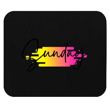 Discover Sunday Vibe Design Mouse Pads