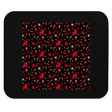 Discover Christmas pattern with reindeers Mouse Pads