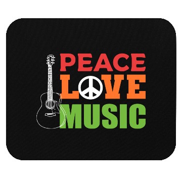 Discover Peace Love Music Composer Gift Mouse Pads