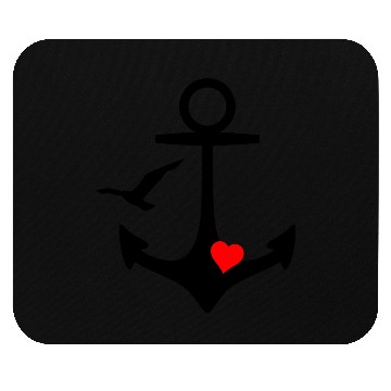 Discover Anchor Heart Seagull Mouse Pads
