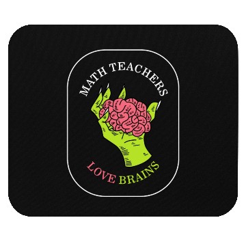 Discover Halloween Teacher Mouse Pads, Math Teachers Love