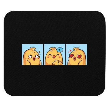 Discover cute baby Little chick reactions Mouse Pads