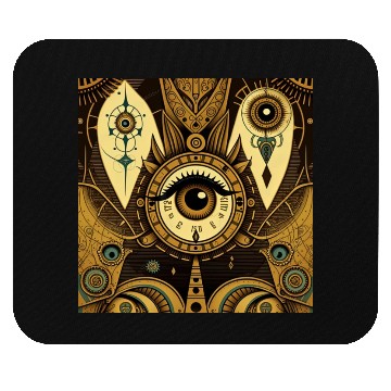 Discover Abstract New Age 1920s Steampunk Design Mouse Pads