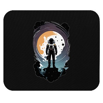 Discover astronauts enter the space dimension Mouse Pads