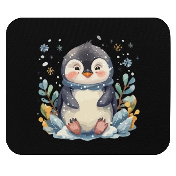 Discover A cute penguin animal cartoon Mouse Pads