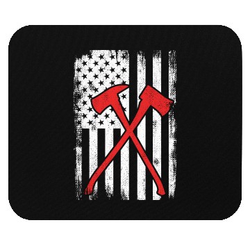 Discover US Patriotic Firefighter Mouse Pads