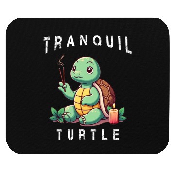 Discover Chilled Turtle Relaxed Turtles Mouse Pads