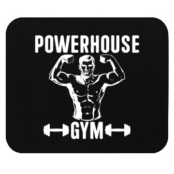 Discover Powerhouse 2021 gym Mouse Pads