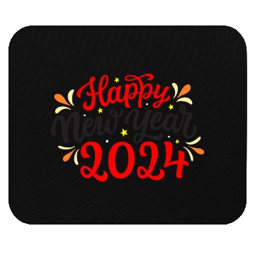 Discover Happy New Year 2024 Mouse Pads