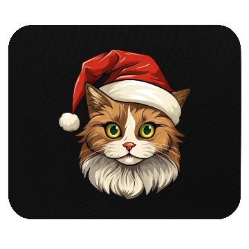 Discover Cat Christmas Mouse Pads