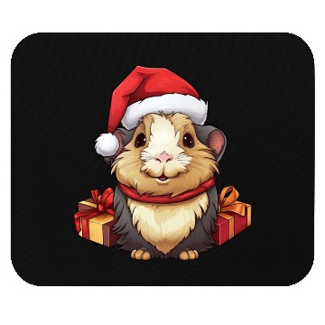 Discover Guinea pig Christmas Mouse Pads