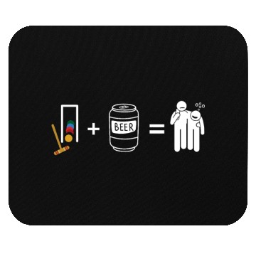Discover Lawn Game - Golf Croquet Player Mouse Pads