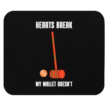 Discover Lawn Game - Golf Croquet Player Mouse Pads