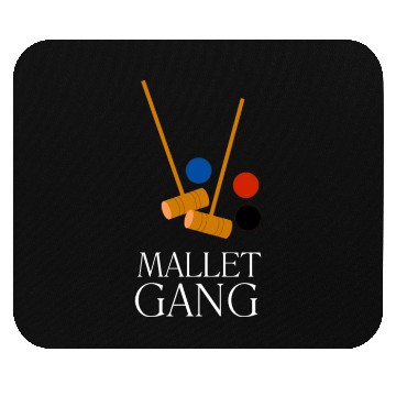 Discover Lawn Game - Golf Croquet Player Mouse Pads