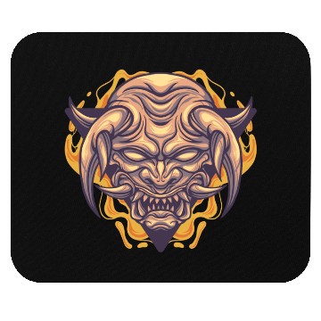 Discover horned devil Mouse Pads